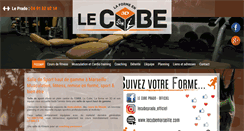 Desktop Screenshot of lecubemarseille.com