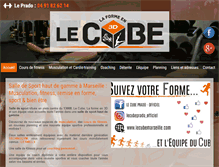 Tablet Screenshot of lecubemarseille.com